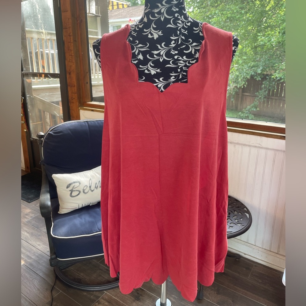 NWT Orange Sleeveless Tank Top with Vibrant Style